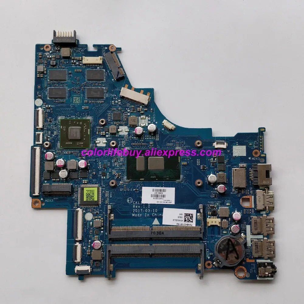 

Genuine 924759-601 924759-001 928642-001 CKL50 LA-E801P w i7-7500U CPU 530/4G Motherboard for HP Laptop 15-BS Series NoteBook PC
