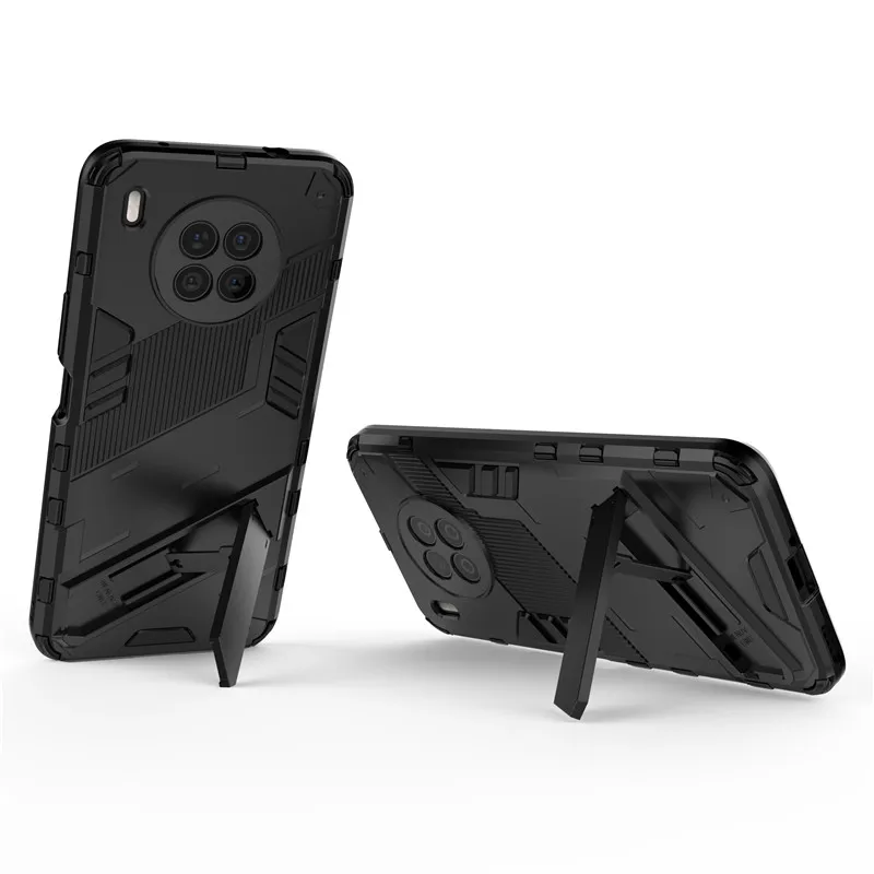 for huawei nova 8i 8 se case magnetic armor pc shockproof bumper cover for mate 30 40 p50 pro kickstand protective phone cases free global shipping