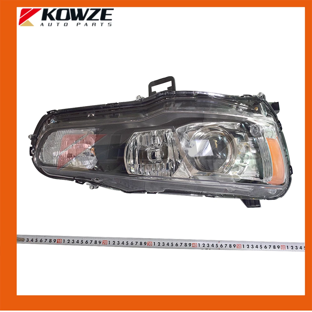 Налобный фонарь в сборе с ксеноном для LANCER SPORTBACK 2007 2015 8301C347 8301C348 2 шт.|Лампы