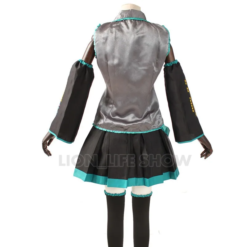 Парик для косплея Мику из аниме платье начинающих будущего косплей костюмы на