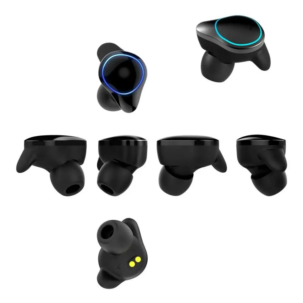 SELECTEC X9 наушники-вкладыши TWS с 5,0 в уши, наушники в уши Беспроводной Bluetooth наушники гарнитура IPX7 Водонепроницаемый 7000 мА/ч, Мощность Chargingbox с фонариком