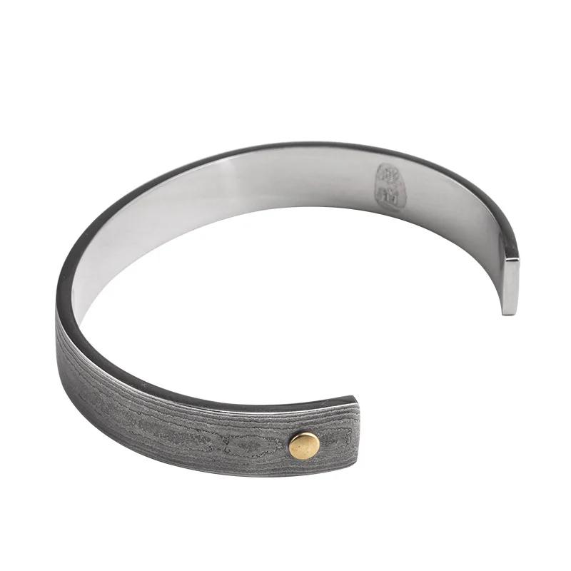 Damascus Steel Bracelet Personality Simple Fashion Business Wild Hipster Customization | Инструменты