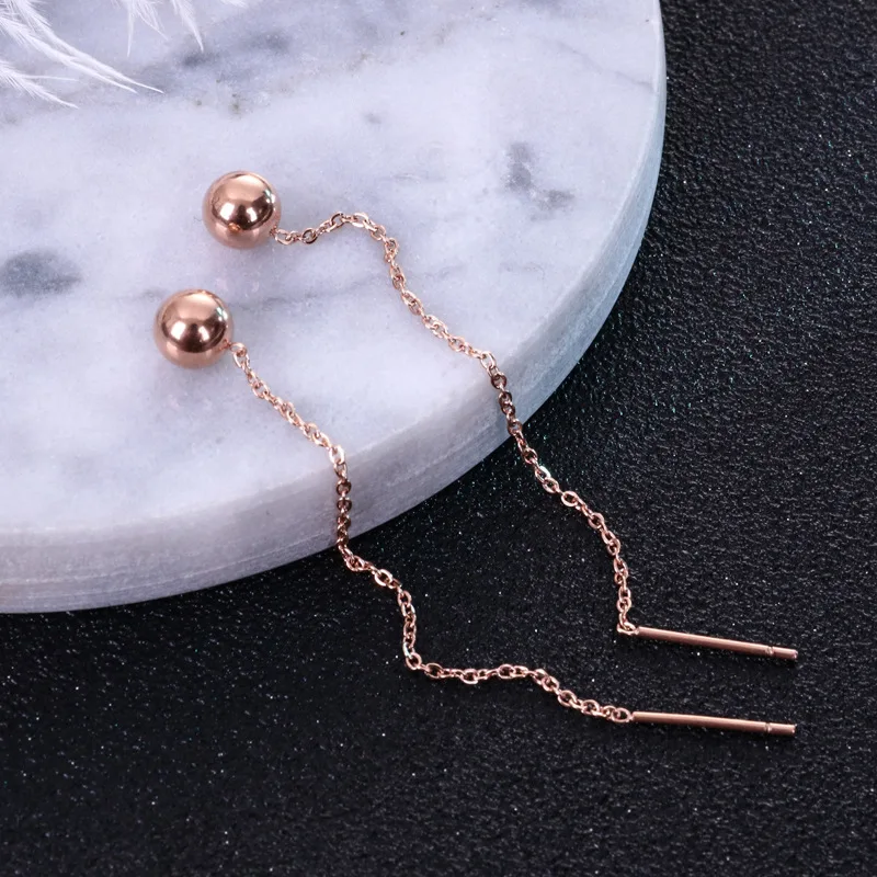 Женские вечерние Ги подвески из нержавеющей стали под розовое золото 2020