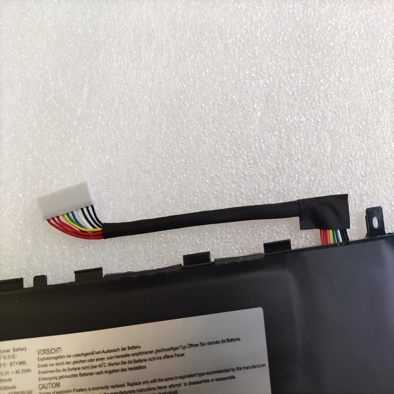 Оригинальный аккумулятор BTY-M6L MS-16Q3 MS-16Q4 для ноутбука MSI GS65 GS75 Stealth Thin 8RF 8RE 8RB 8RC 8SE 8SF
