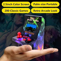 8 bit mini arcade game console built in 200 classic games handheld game player portable retro control for kids gaming controller