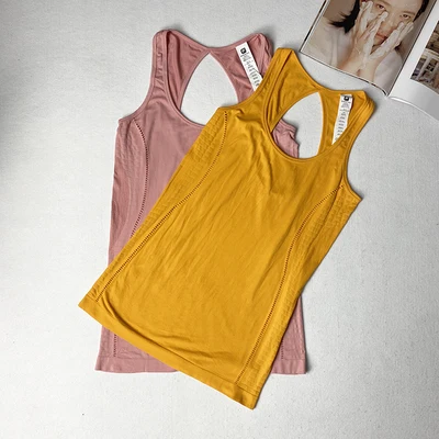 Женский Летний жилет для йоги Открытый Топ бега и фитнеса сексуальный дышащий