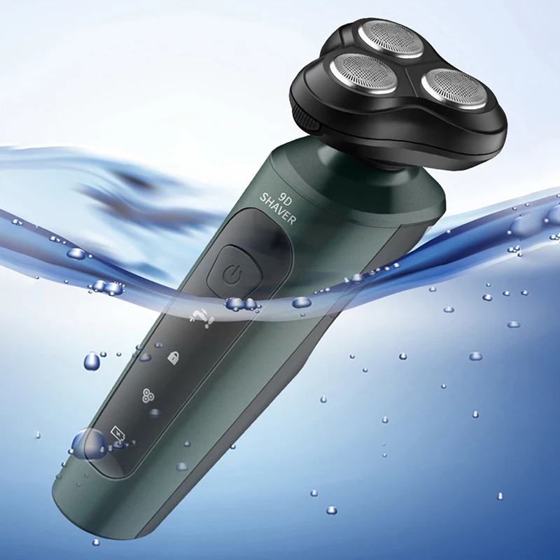 Электробритва Мужская 4 в 1 машинка для бритья триммер с 3 лезвиями 4D