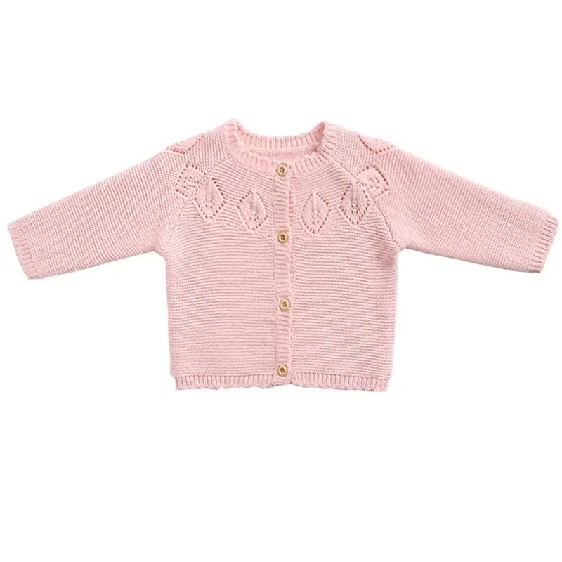 Свитер для новорожденных вязаная маленьких девочек зимняя одежда младенцев