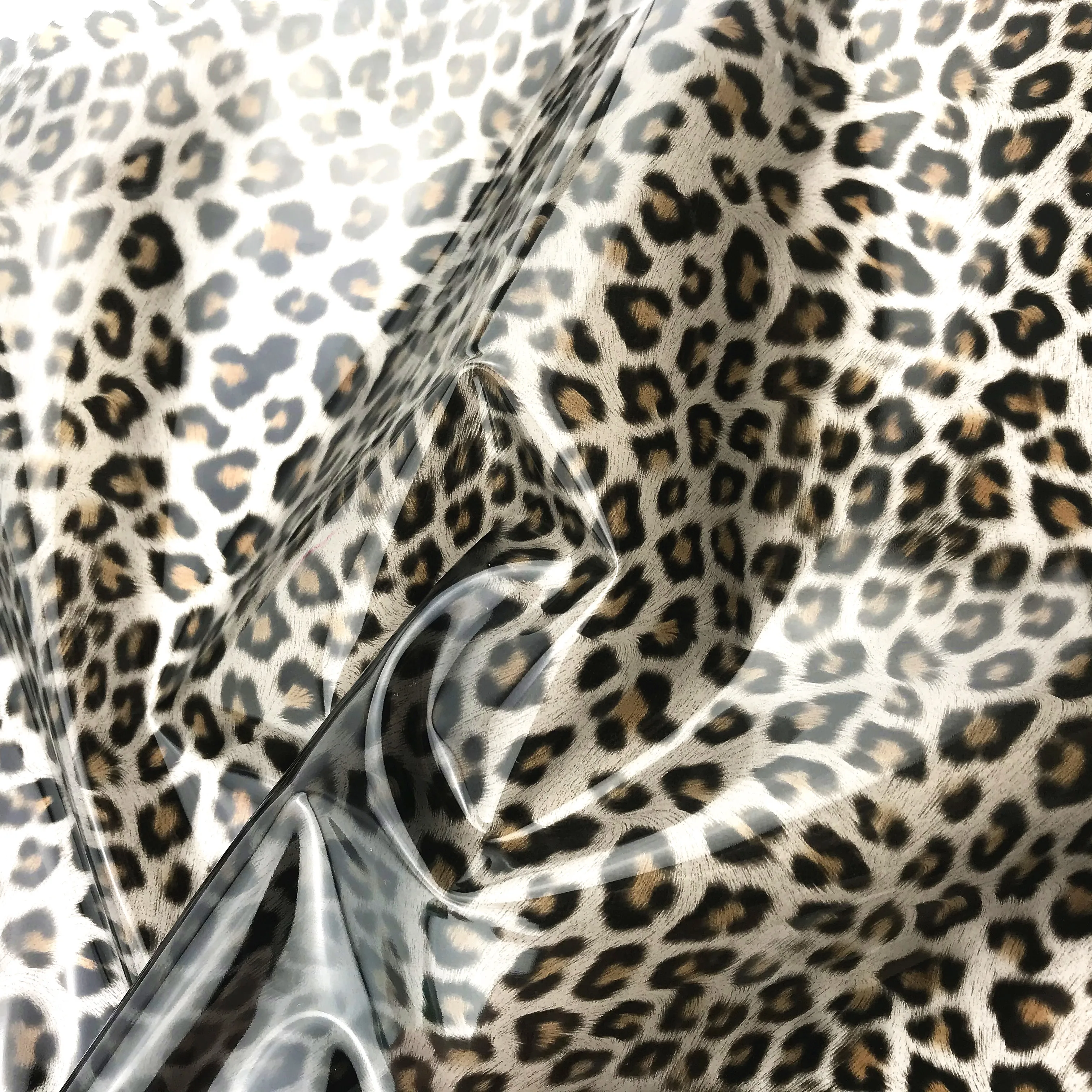 Зеркальный светоотражающий леопардовый дизайн экологичный ТПУ мягкий