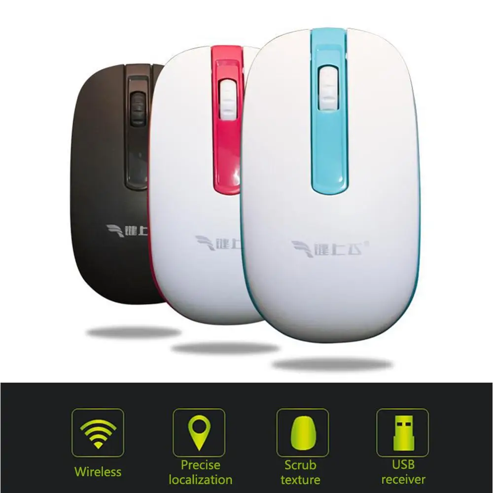 Оптическая беспроводная эргономичная компьютерная мышь из льняной ткани 1200 DPI