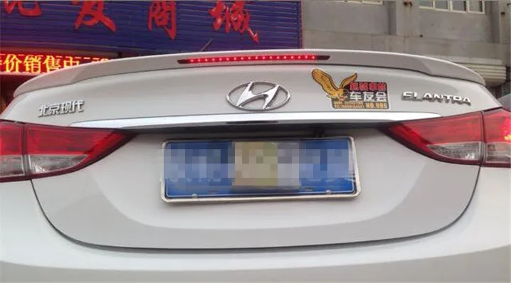Спойлер для Hyundai Elantra заднее крыло из АБС-пластика грунтовой цвет задний спойлер A