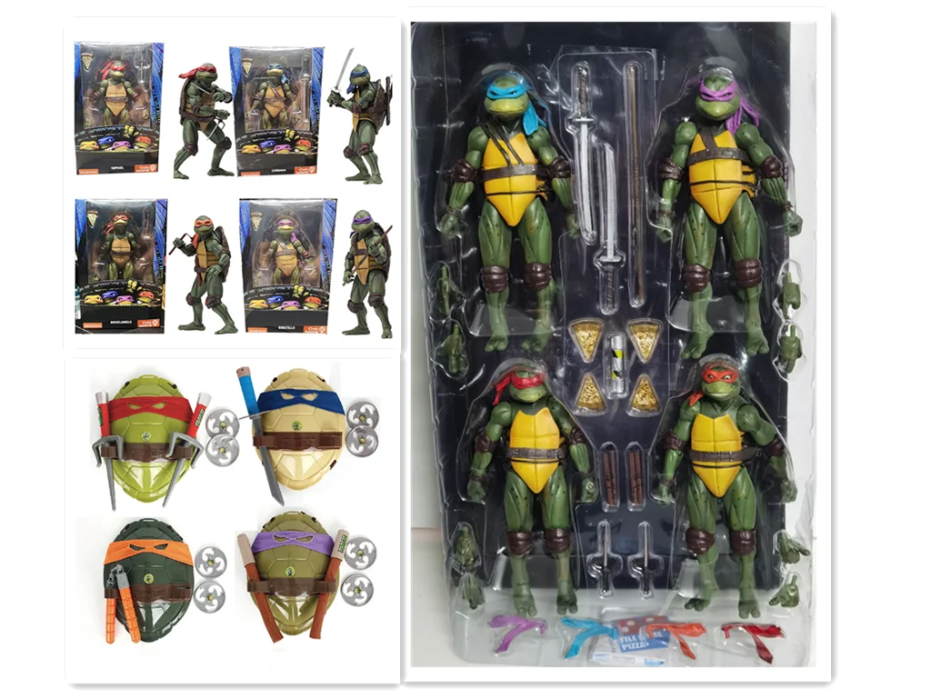 Рисунок Рафаэль Леонардо Микеланджело Донателло фигурку Шредер крэнг NECA