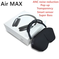 for airpoddings max headsets bluetooth headphones wireless earphones deep bass noise cancellations for ios android phone