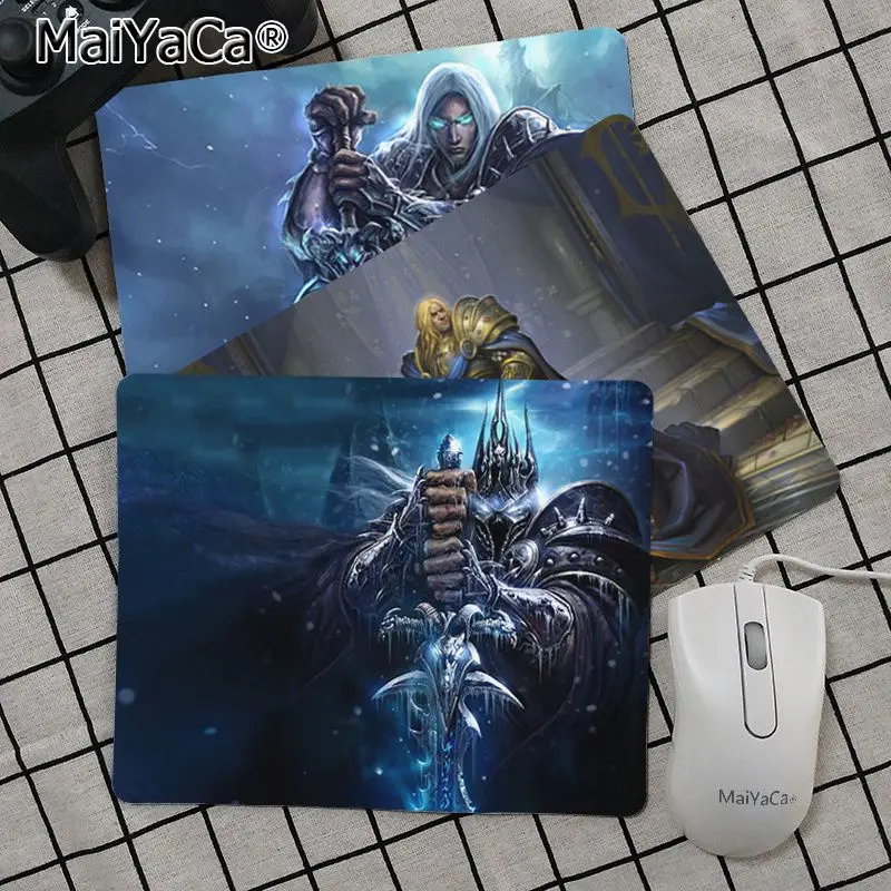 Maiya высокое качество World of Warcraft Arthas Menethil прочный резиновый коврик для мыши лидер