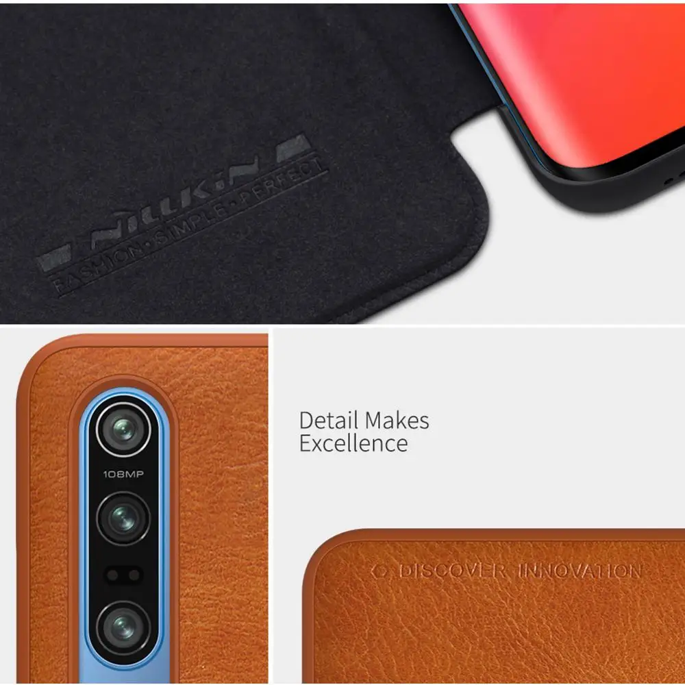 Nillkin для Xiaomi POCO X3 NFC M3 Mi 11 10T Lite 5G A3 чехол мягкий из натуральной кожи с откидной
