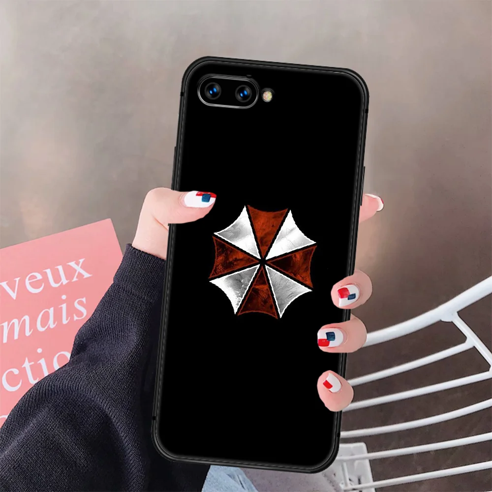 

Corporation Umbrella Zombie Phone Case Cover Hull For HUAWEI Honor 8 8c 8a 8x 9 9a 9x V10 MATE 10 20 I Lite Pro black Shell 3D