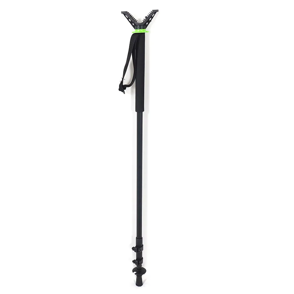 

Most Convenient Classic V Shaped Rotating Yoke Monopod Telescopic Shooting Stick Hunting Stick