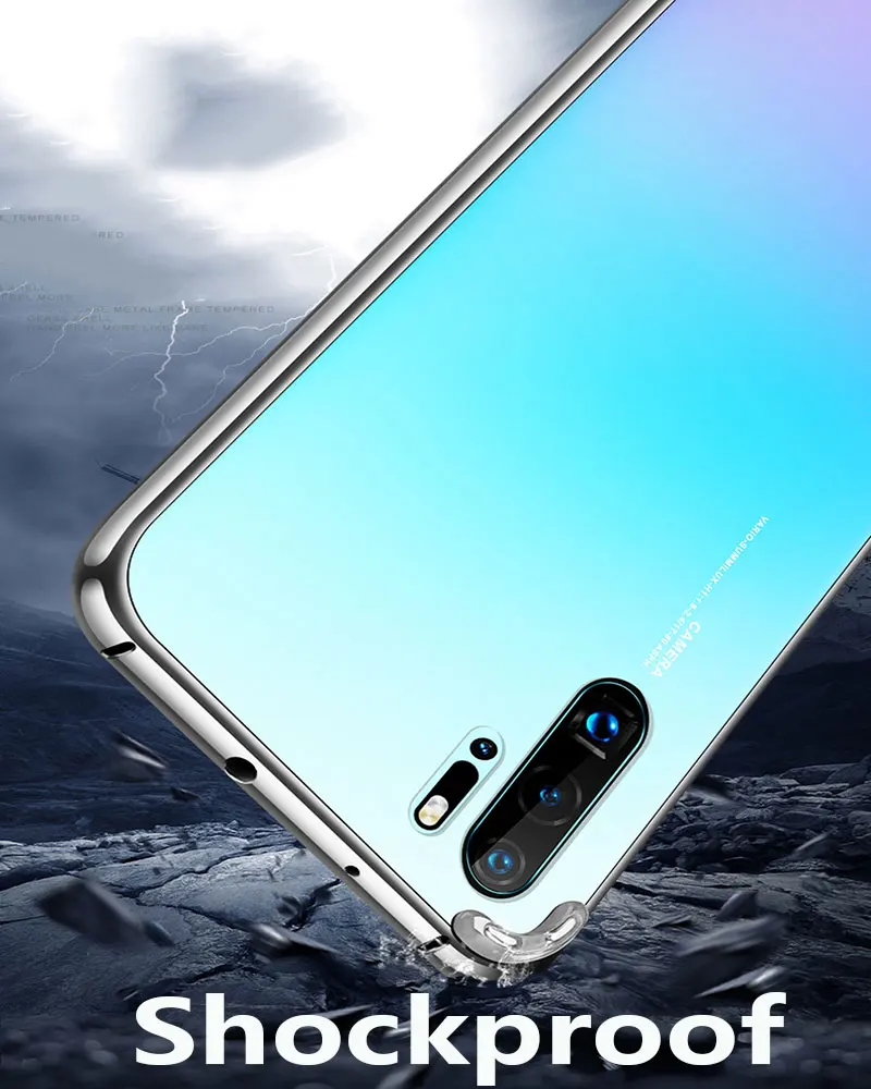 BEYOUR для VIVO X27 чехол Аврора металлическая рамка ударопрочный закаленное стекло