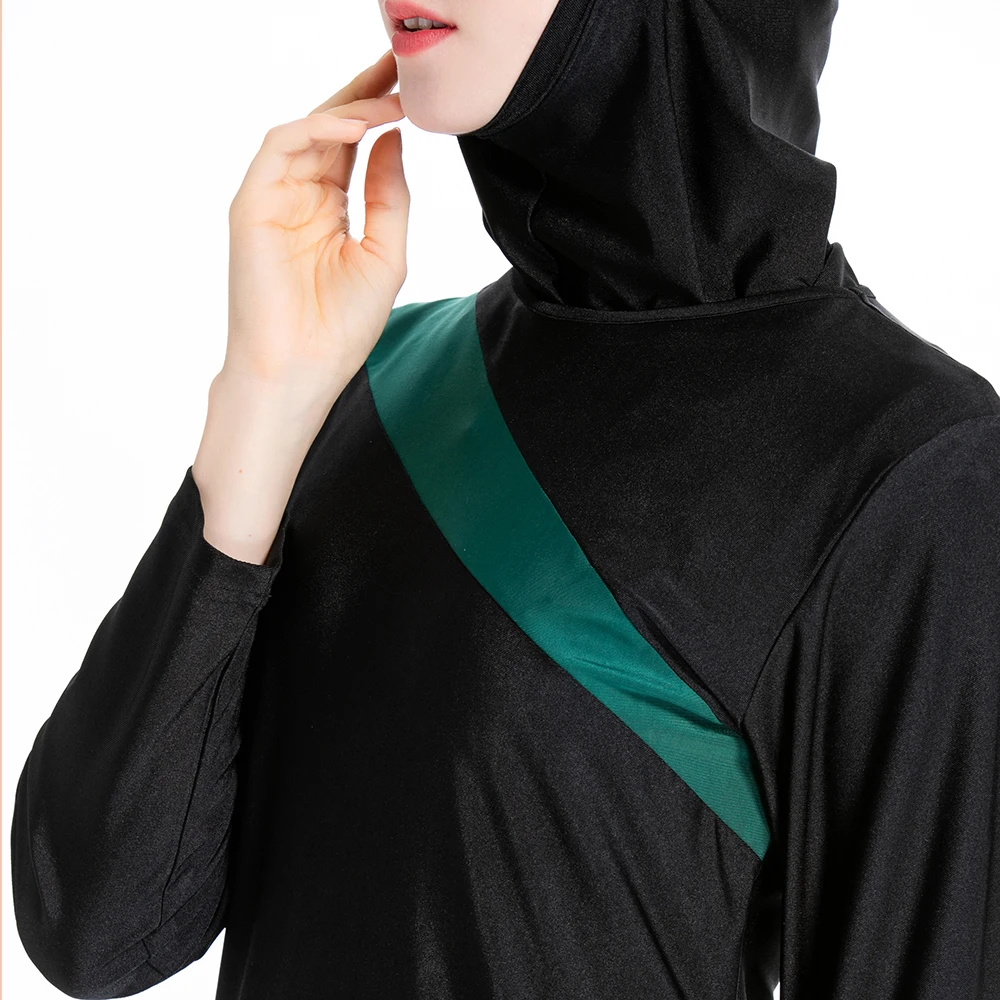 Women Full Length Cover Long Muslim Islamic Burkini Modest Swimwear Slim Fit Conservative Bathing Suit Sportswear S-6XL Big Size | Спорт и