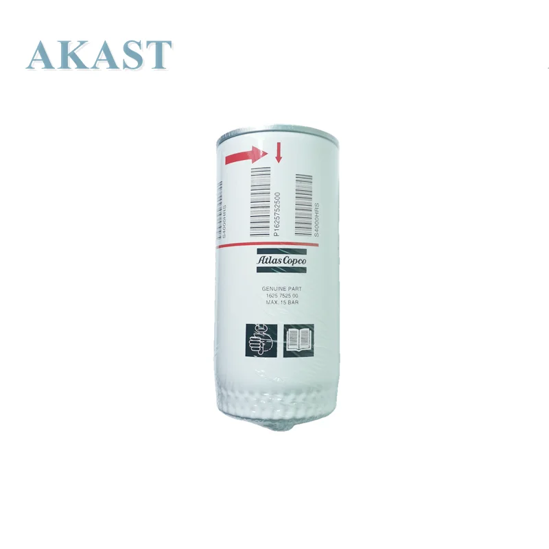 Масляный фильтр 1625752500 для Atlas Copco GA22/GA30/GA37/GA45/GA55/воздушный компрессор