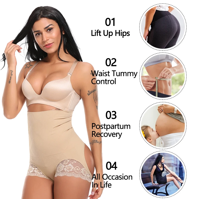 Сексуальные кружевные трусики Танга трусы формирователь с высокой талией