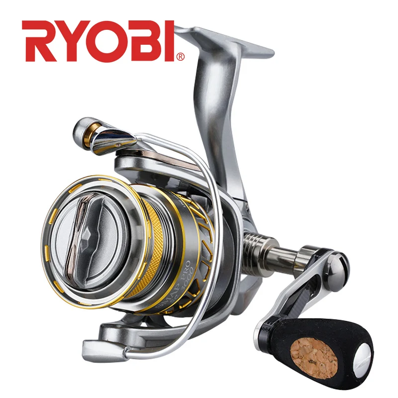 RYOBI SMAP PRO High Quality Spinning Fishing Reel Max Drag 8KG Saltwater Metal Spool Reels Fishing Power Handle Fishing Wheel