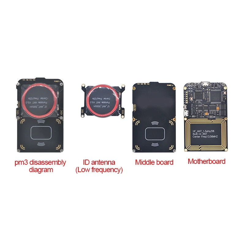 

AXYB Double USB Ports Reader Writer Copier Duplicator Key fob Cards Decoder NFC RFID Waterproof Cards Chip Devices Proxmark3