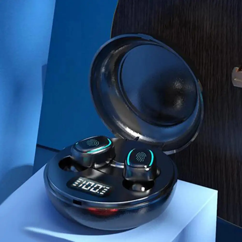 Беспроводные наушники-вкладыши A10 TWS BT5.0 HiFi с цифровым зарядным устройством