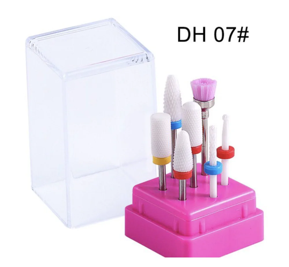 Шлифовальная головка для ногтей 7 шт./лот электрическое сверло керамическая из