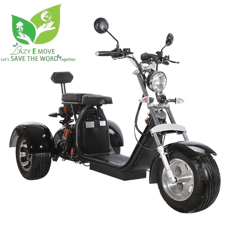 2000W взрослых электрических трехколесных велосипедов 60V 12AH EEC/COC Citycoco