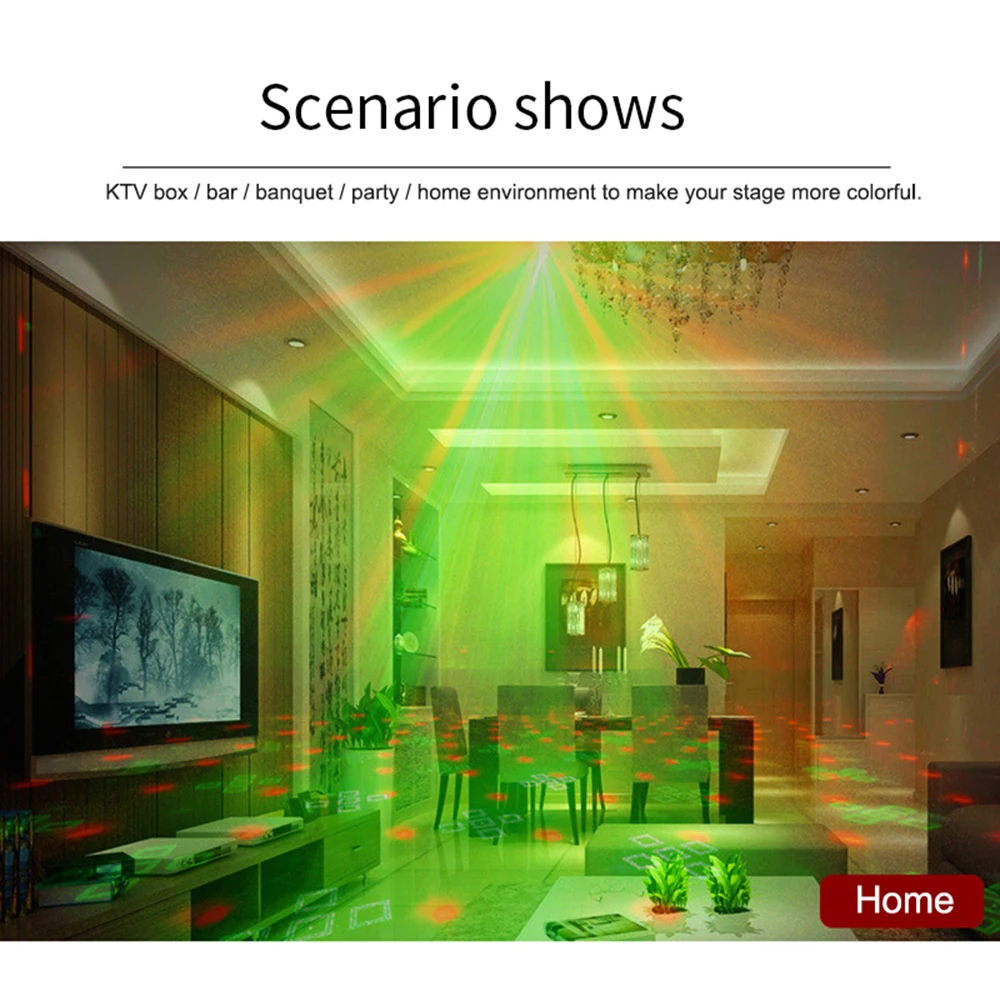 Диско лазерный светильник RGB проектор Bluetooth вечерние s DJ ing эффект для дома