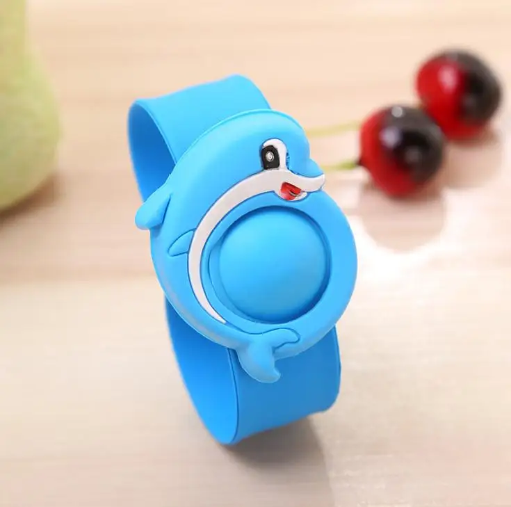 

Newest Design Kid's Mosquito Repellent Bracelet Natural Essential Oil Hand Wrist Band Wristband Anti-mosquito Watches Wholesale