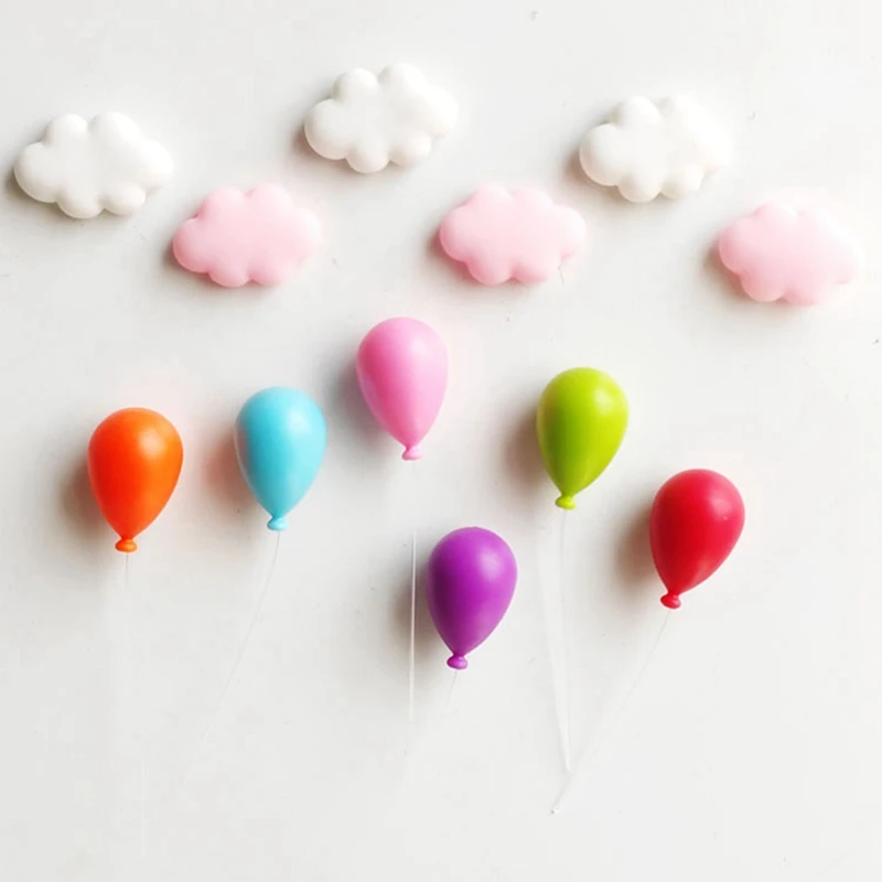 6 шт. магниты на холодильник цветной воздушный шар стикер сообщений дети игрушки