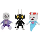 Оригинальная плюшевая кукла Cuphead, кости босса, чаша, король, мягкая игрушка, детский подарок, 28 см