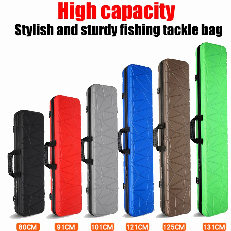 Новая сумка для рыбалки 130 см удочки многофункциональная жесткая оболочка