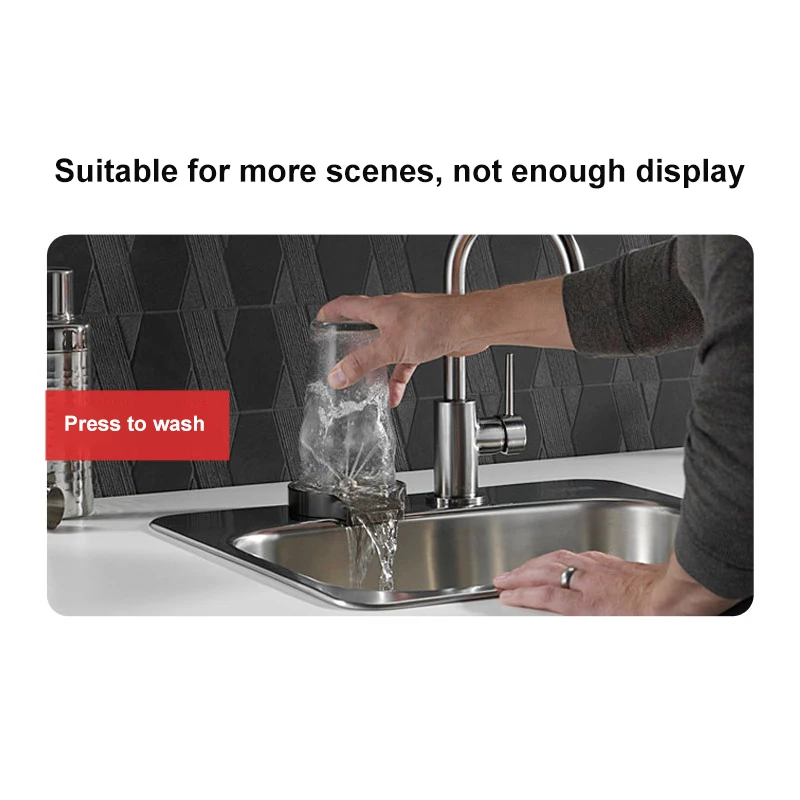 

Automatic Cup Washer Faucet Glass Rinser For Kitchen Sink Bar Glass Rinser Coffee Pitcher Wash Cup For Kitchen Bar Accessories