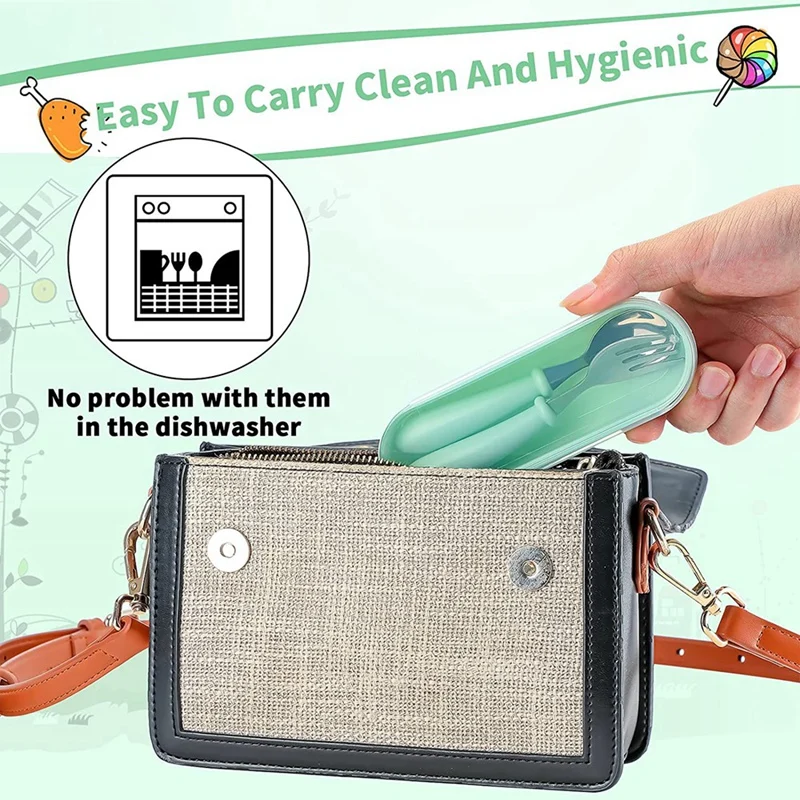 3 комплекта детские столовые приборы с силиконовой ручкой | Дом и сад