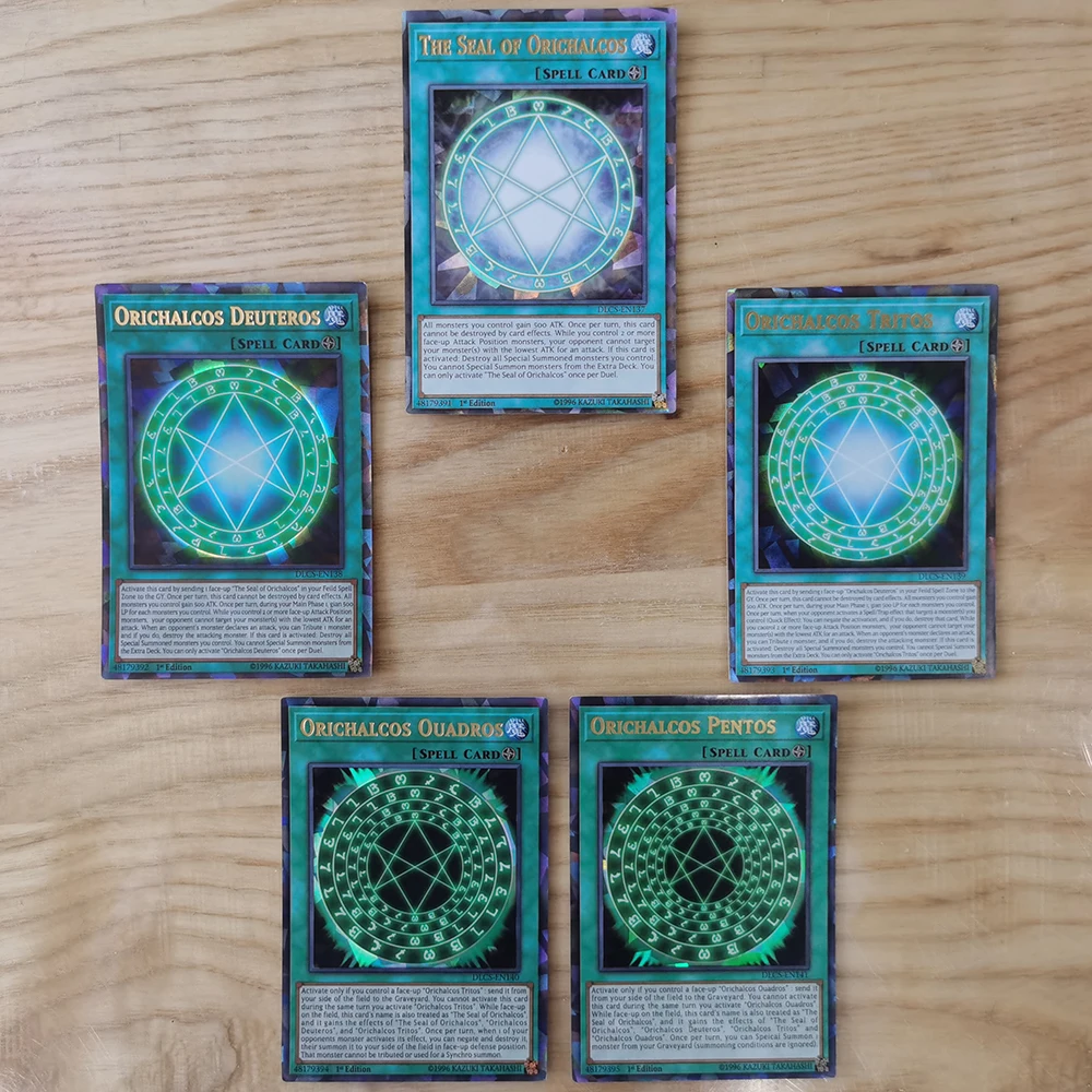 Карты Yugioh с жестяной коробкой карты Yu Gi Oh 72 шт. голографическая версия на