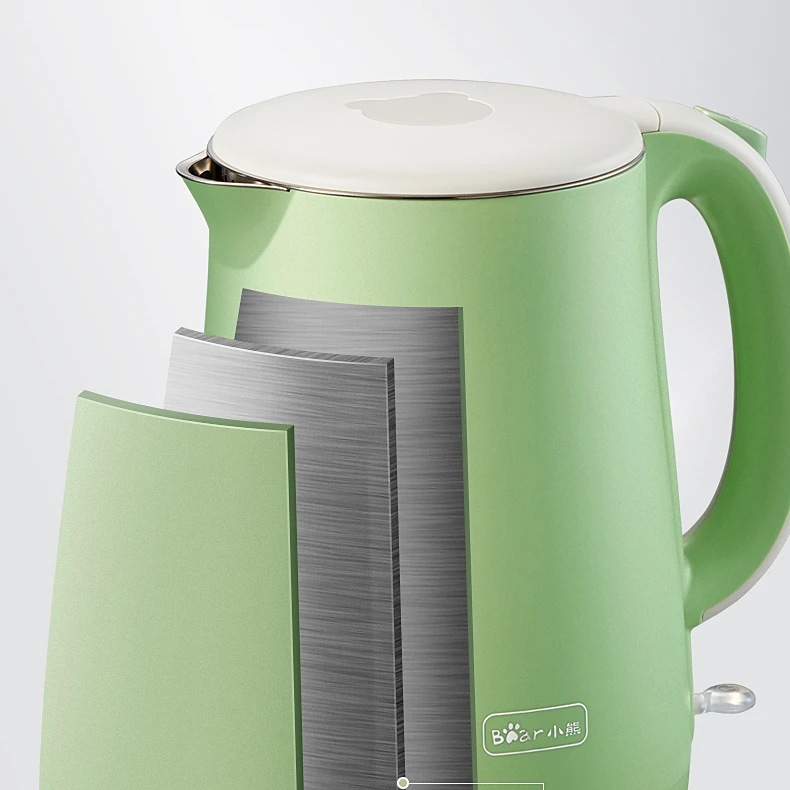 

Green Electric Variable Temperature Kettle Stainless Steel Electric Kettle Kitchen Appliances Bouilloire Eco Friendly EH50EK