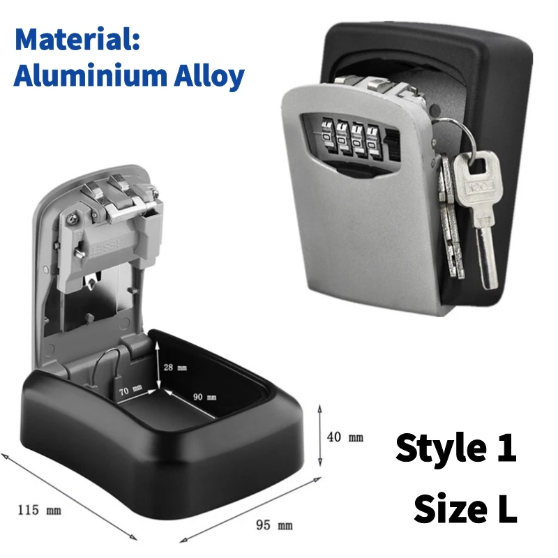 

Настенный сейф для ключей 4-значный код