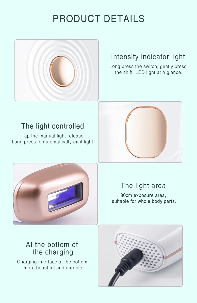 

900000 Flashes IPL Laser Epilator Painless Hair Removal Women Facial Body Permanent Hair Remover Device Electric Laser GH17