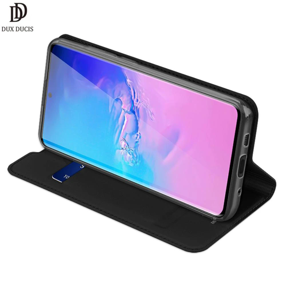 

For Samsung Galaxy S20 Ultra DUX DUCIS Skin Pro Series Flip Cover Luxury Leather Wallet Case Full Good Protection Steady Stand