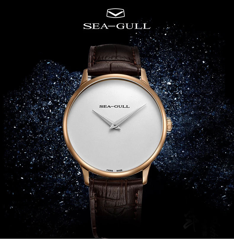 Seagull men's automatic mechanical watch simple dial watch double needle watch automatic watch men watches mens 819.18.6011