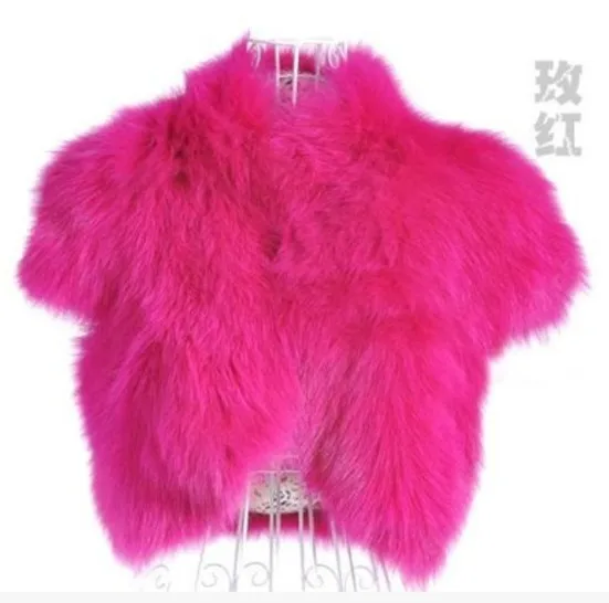 

2020 Vintage Winter Women's Faux Fox Fur Vest Party Preppy Waist Coat Plus Size Wild Elegant Imitation Fur Vest AW218