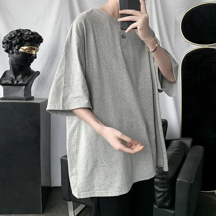 

Men's short sleeve t-shirt fashion casual clothes half sleeve 7942