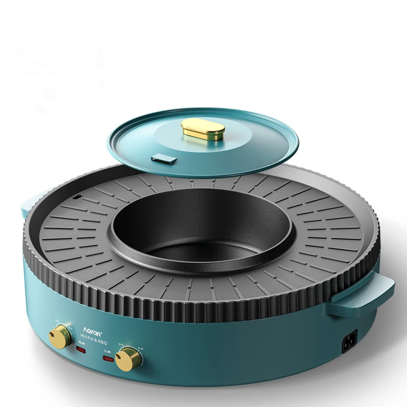 Машина для барбекю многофункциональная сковорода с горячим горшком