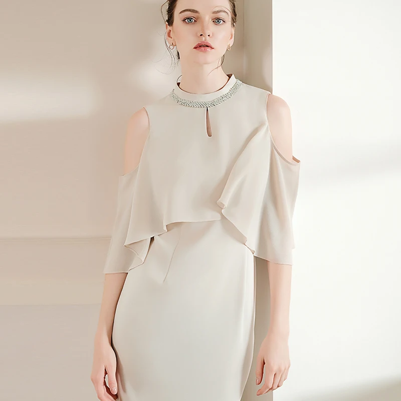 

2021 ladies office wear Dress new design Top women's clothes