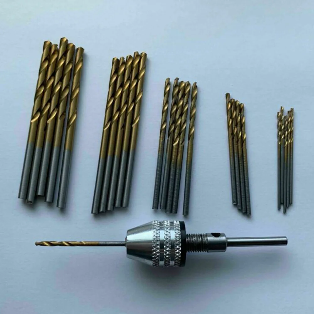 

1mm 1.5mm 2mm 2.5mm 3mm Mini Drill Kit And Bits Drill Bit Chuck Adapter