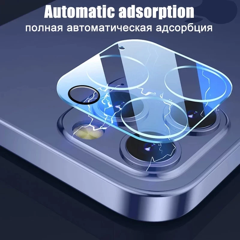 

2-1Pcs Camera Lens Glass Protector For iPhone 12 11 Pro Max mini Screen Protector For iPhone 7 8 Plus SE 2020 X XR XS MAX Film