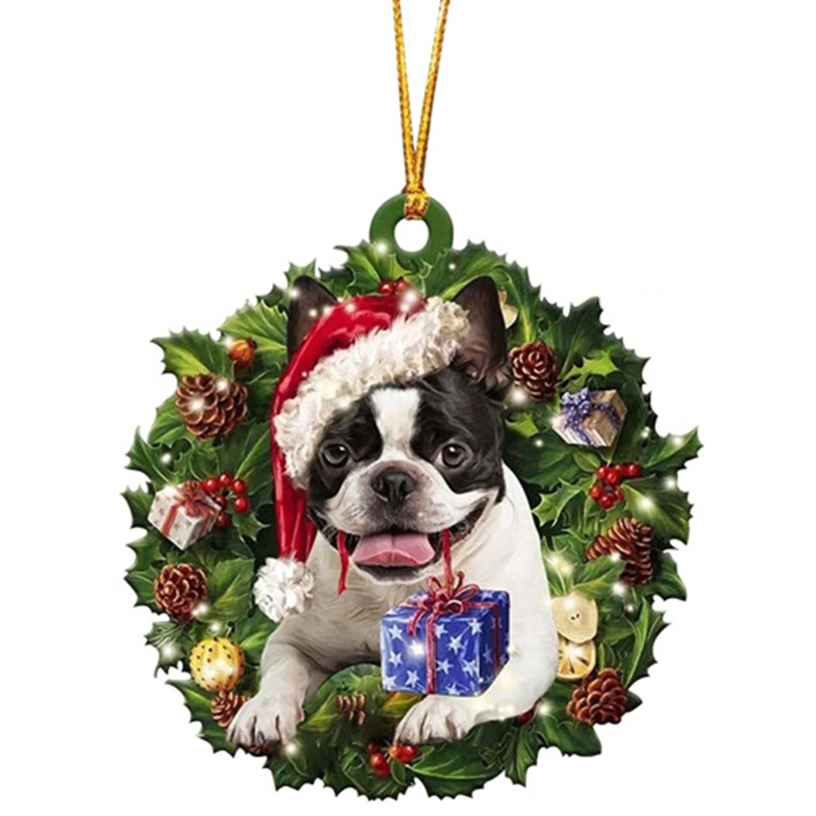 

Christmas Santa Claus Wooden Pendants Xmas Tree Decor Ornaments Home Hanging Decor Christmas Decorations For Home Elegance